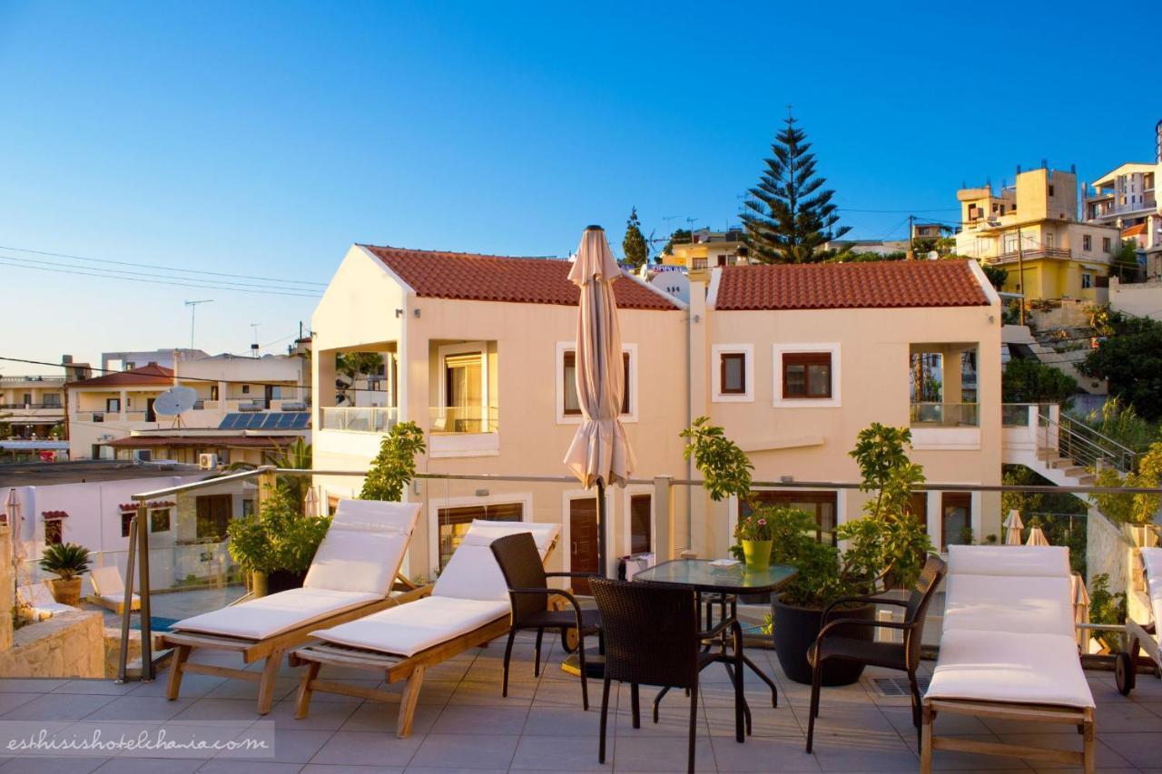 Esthisis Suites Chania Platanias  Ngoại thất bức ảnh